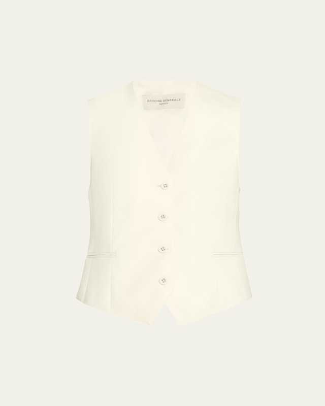 Cleo Tailored Wool Vest